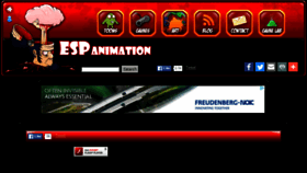 What Espanimation.com website looked like in 2016 (8 years ago)