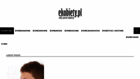 What Ekobiety.pl website looked like in 2016 (7 years ago)