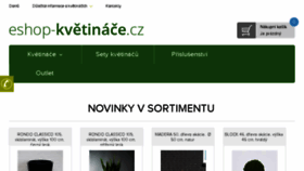 What Eshop-kvetinace.cz website looked like in 2016 (8 years ago)