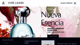 What Esteelauder.com.mx website looked like in 2016 (8 years ago)