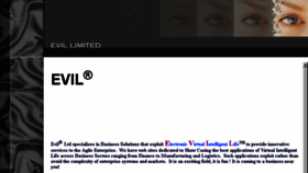 What Evil-limited.com website looked like in 2016 (8 years ago)