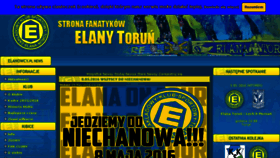 What Elanowcy.pl website looked like in 2016 (8 years ago)