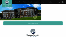 What Elysiumserenity.com website looked like in 2016 (8 years ago)