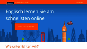 What Etutor.de website looked like in 2016 (7 years ago)