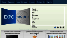 What Expotracker.net website looked like in 2016 (7 years ago)