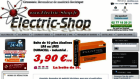What Electriqueshop.fr website looked like in 2016 (7 years ago)
