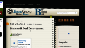 What Erengenc.com website looked like in 2016 (7 years ago)