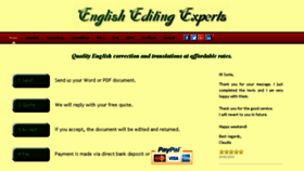 What Englishcorrection.com website looked like in 2016 (8 years ago)