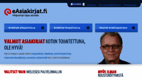 What Easiakirjat.fi website looked like in 2016 (8 years ago)