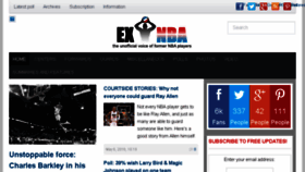 What Exnba.com website looked like in 2016 (8 years ago)
