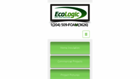 What Ecologicfoam.com website looked like in 2016 (8 years ago)
