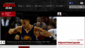 What Espn1530.com website looked like in 2016 (7 years ago)