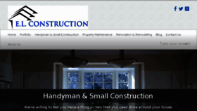 What Elconstruction.com website looked like in 2016 (8 years ago)