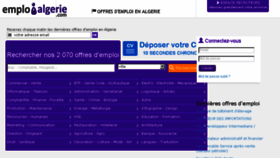 What Emploialgerie.com website looked like in 2016 (7 years ago)