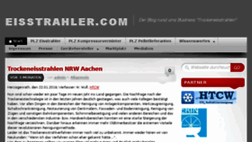 What Eisstrahler.com website looked like in 2016 (8 years ago)