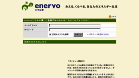 What Enervo.jp website looked like in 2016 (7 years ago)