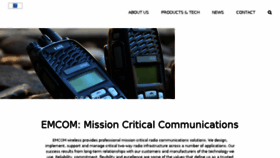 What Emcom.co.za website looked like in 2016 (9 years ago)