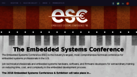 What Embeddedconf.com website looked like in 2016 (8 years ago)