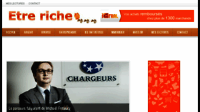 What Etre-riche.fr website looked like in 2016 (8 years ago)