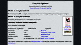 What Everydaysystems.com website looked like in 2016 (7 years ago)