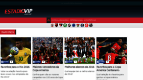What Estadiovip.com website looked like in 2016 (8 years ago)