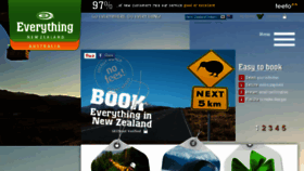 What Everythingnewzealand.com website looked like in 2016 (7 years ago)