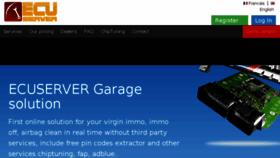 What Ecuserver.net website looked like in 2016 (7 years ago)