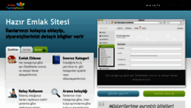 What Emlak.turkishost.com website looked like in 2016 (8 years ago)