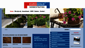 What Eurogold-sierbestrating.nl website looked like in 2016 (8 years ago)