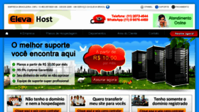 What Elevahost.com.br website looked like in 2016 (7 years ago)