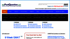 What Examsguru.net website looked like in 2016 (7 years ago)