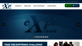 What Expitrans.com website looked like in 2016 (7 years ago)