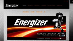 What Energizer.co.za website looked like in 2016 (7 years ago)