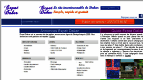 What Expatdakar.org website looked like in 2016 (7 years ago)