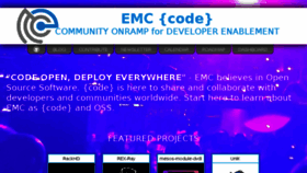 What Emccode.com website looked like in 2016 (8 years ago)