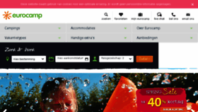 What Eurocamp.nl website looked like in 2016 (7 years ago)