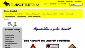What Elchschilder.de website looked like in 2016 (7 years ago)