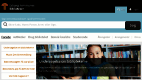 What Esbjergbibliotek.dk website looked like in 2016 (7 years ago)