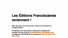 What Editions-franciscaines.com website looked like in 2016 (8 years ago)