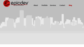 What Epicdev.co.za website looked like in 2016 (7 years ago)