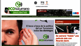 What Ecotucumano.com.ar website looked like in 2016 (8 years ago)
