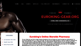 What Euroking-gear.org website looked like in 2016 (8 years ago)