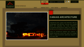 What Eastafricancanvas.com website looked like in 2016 (7 years ago)