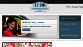 What Edisondriving.com website looked like in 2016 (7 years ago)