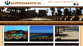 What Egyptevakantie.nl website looked like in 2016 (7 years ago)