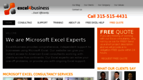 What Excel4business.com website looked like in 2016 (7 years ago)