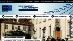 What Escp-eap.eu website looked like in 2016 (7 years ago)