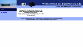 What Europoster24.de website looked like in 2016 (7 years ago)