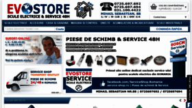 What Evostore.ro website looked like in 2016 (7 years ago)