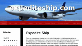 What Expediteship.com website looked like in 2016 (7 years ago)